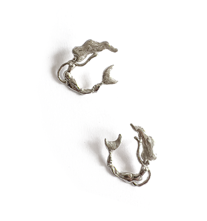 Pendientes Sirena de plata