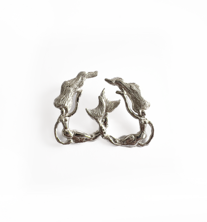 Pendientes Sirena de plata